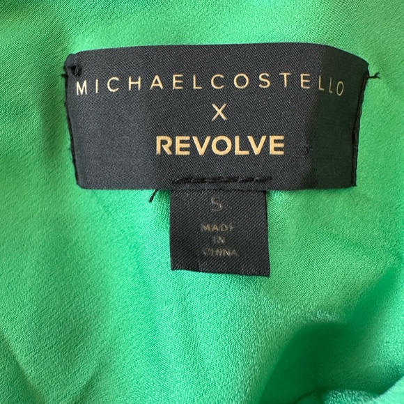 Michael Costello X Revolve Bentley Dress in Green Floral - Picture 10 of 11